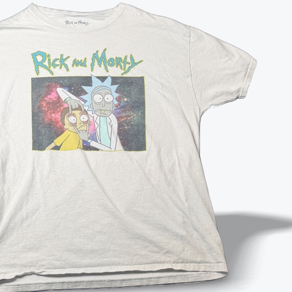 Rick and Morty T Shirt Adult Swim Cartoon Network Graphic‎ Tee Mens  Large